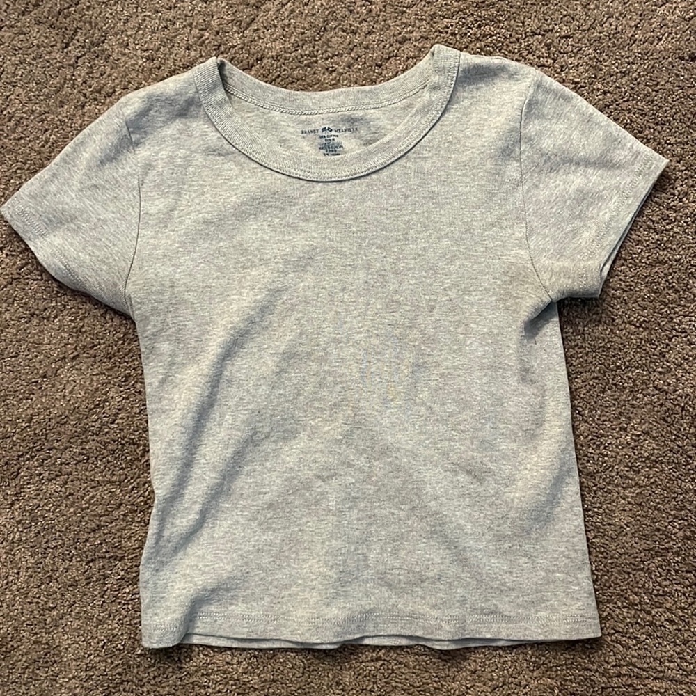 Brandy Melville grey baby t